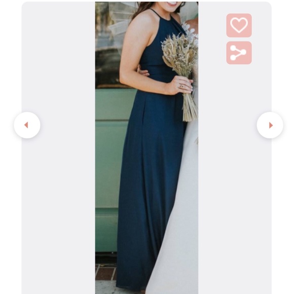 Weddington Way Dove & Dahlia Diana dress in Navy - Picture 2 of 5